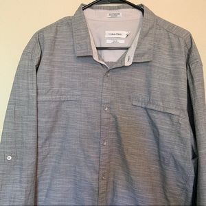 Denim grey Calvin Klein button down